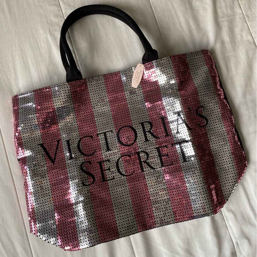 VICTORIA’S SECRET sequin tote bag